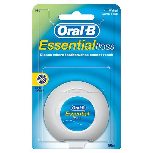 Oral-B Essential Floss – Klassische ungewachste Zahnseide (50 m)