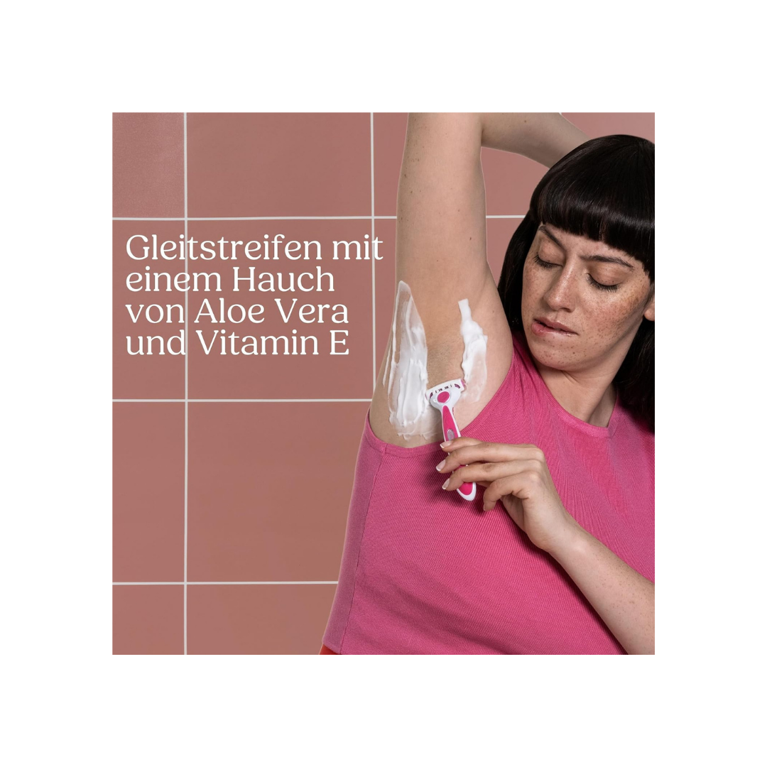 Wilkinson Sword Quattro for Women Ersatzklingen | 6er-Pack für eine gründliche & sanfte Rasur