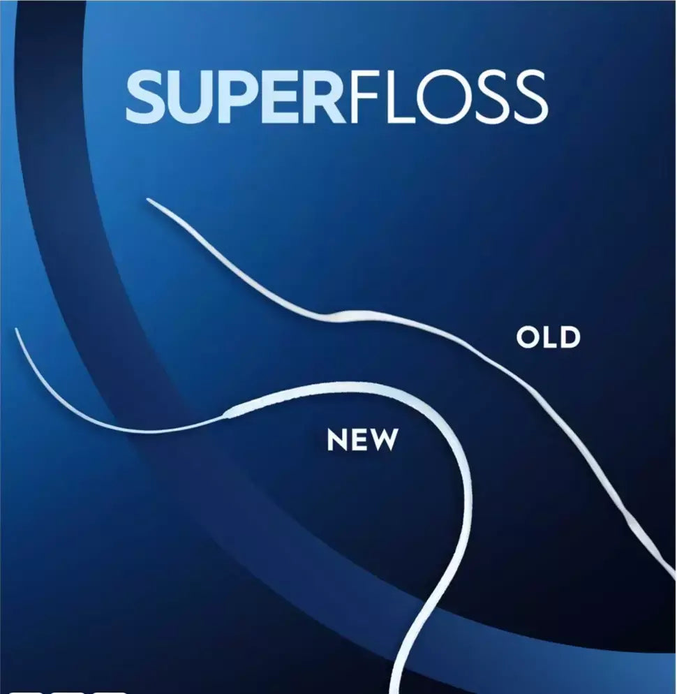 Oral-B Superfloss – Spezial-Zahnseide für Zahnspangen & Brücken (50 Fäden)