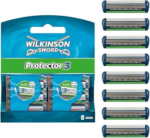 Wilkinson Sword Protector 3 Rasierklingen, 8er-Pack