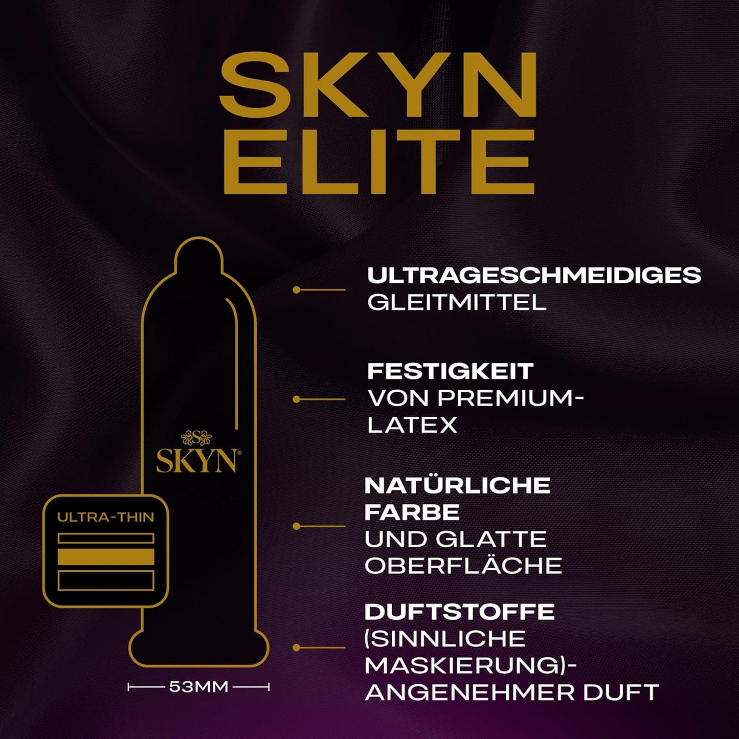 Skyn Elite hauchzarte & latexfreie Kondome, 36er-Pack (Vorteilspackung)