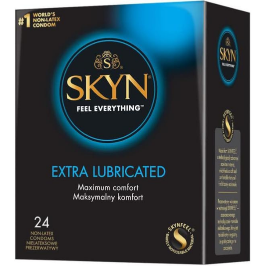 Skyn Extra Lubricated latexfreie Kondome, 24er-Pack