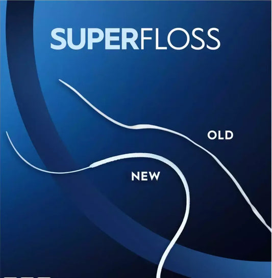 Oral-B Superfloss – Spezial-Zahnseide für Zahnspangen & Brücken (50 Fäden)